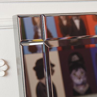 Modern Squared Corner Beveled Rectangle Wall Mirror