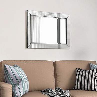 Bling Beveled Glass Rectangle Wall Mirror