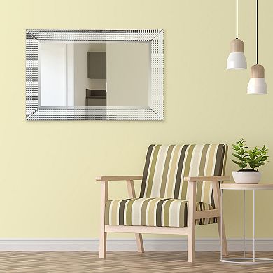 Bling Beveled Glass Rectangle Wall Mirror