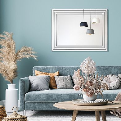 Multi Faceted Rectangle Wall Mirror