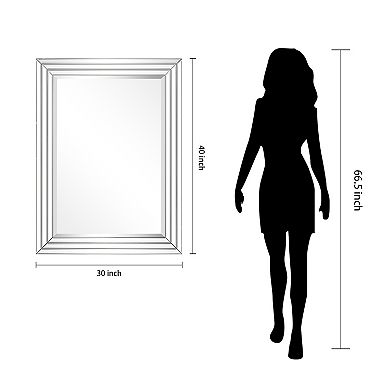Multi Faceted Rectangle Wall Mirror