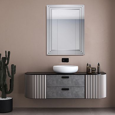 Multi Faceted Rectangle Wall Mirror