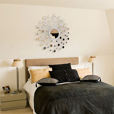 Milkyway I Bling Round Wall Mirror