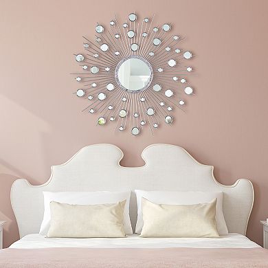 Milkyway I Bling Round Wall Mirror