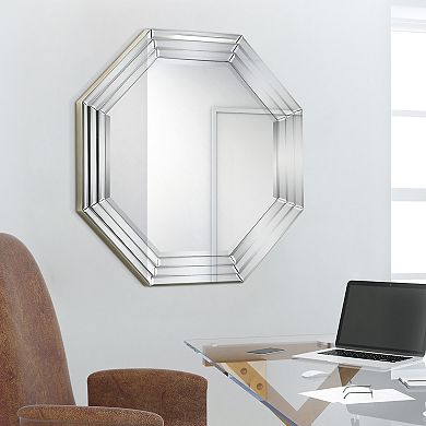 Multi Faceted Octagons Wall Mirror