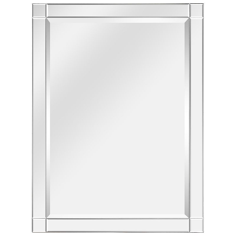 Empire Art Direct Moderno Squared Corner Beveled Rectangle Wall Mirror, 40" x 30" x 1.18"