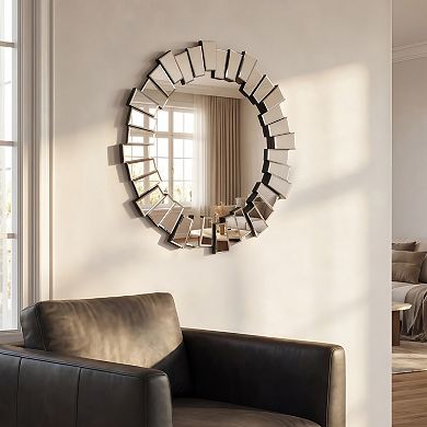 Traverse Modern Round Mirror