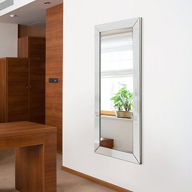Bling Beveled Glass Rectangle Wall Mirror