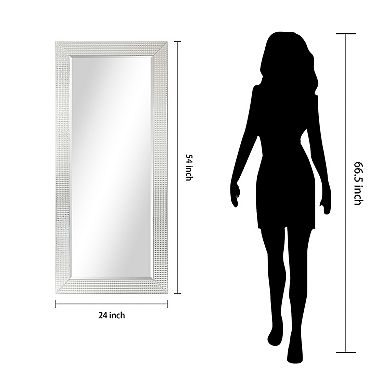 Bling Beveled Glass Rectangle Wall Mirror