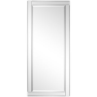 Modern Beveled Rectangle 54" x 24" Horizontal & Vertical Wall Mirror