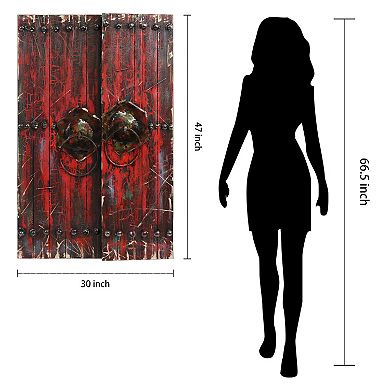 Antique Wooden Doors 1 Rugged Wooden Wall Art