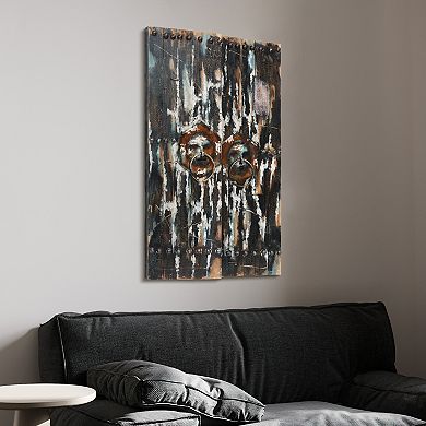 Antique Wooden Doors 2 Rugged Wooden Wall Art