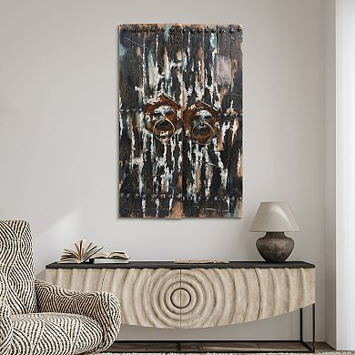 Antique Wooden Doors 2 Rugged Wooden Wall Art