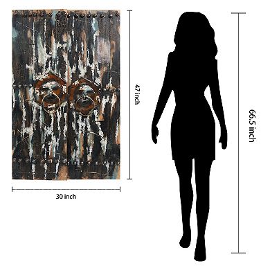 Antique Wooden Doors 2 Rugged Wooden Wall Art