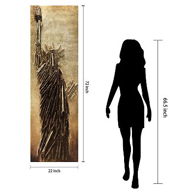 Liberty Rugged Wooden Wall Art