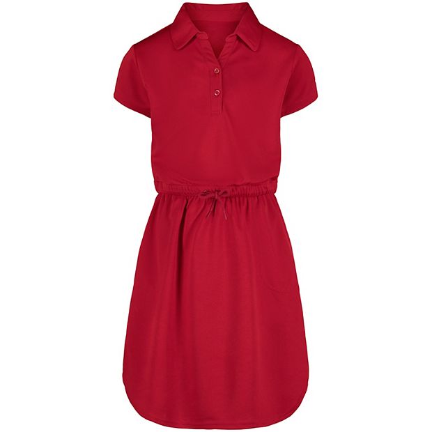 Fashion girls polo shirt dress