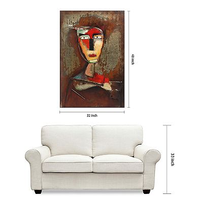 Home 3 Mixed Media Iron Dimensional Wall Art