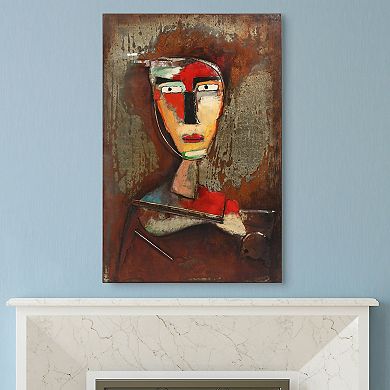 Home 3 Mixed Media Iron Dimensional Wall Art