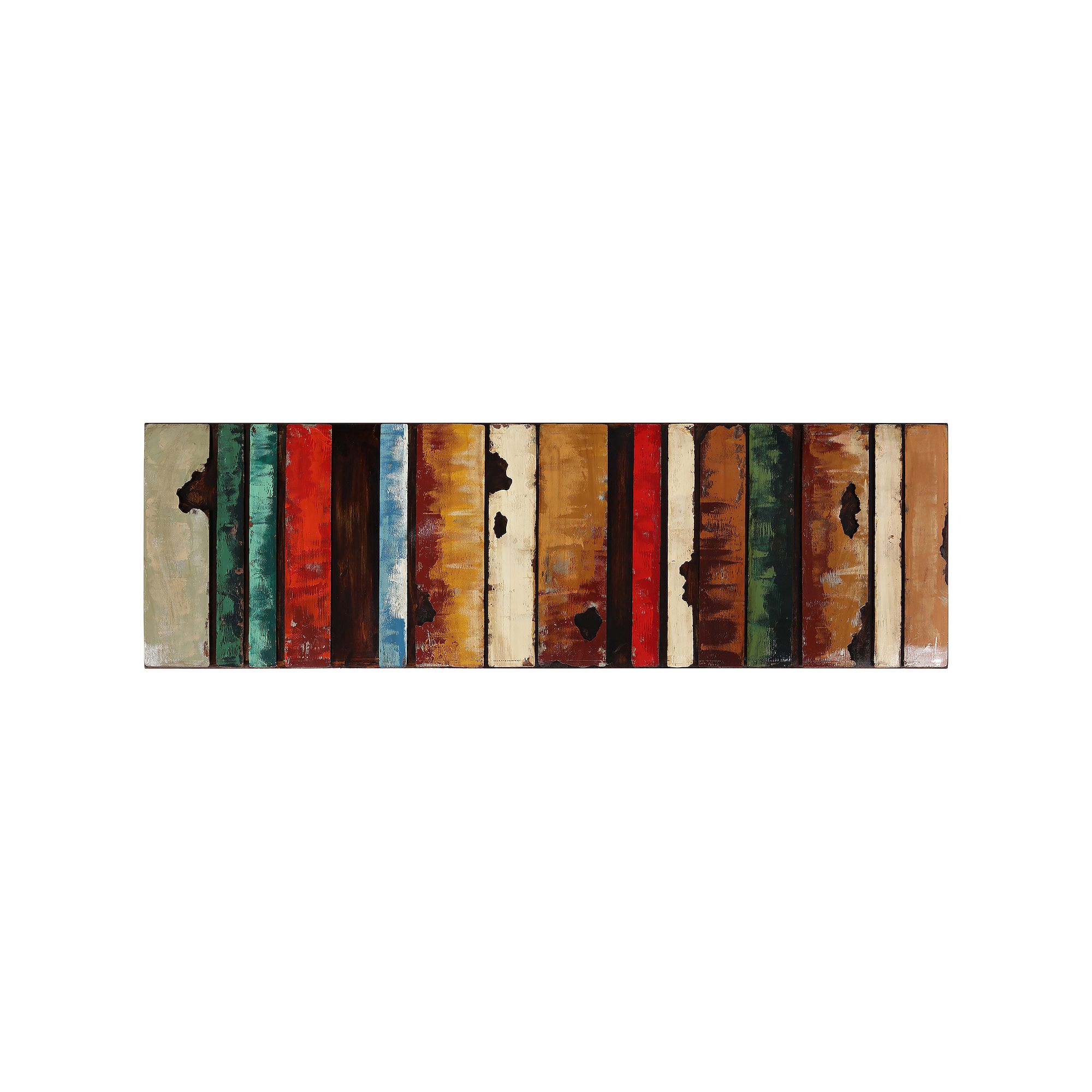 Rustic Flow 1 Mixed Media Iron Dimensional Wall Art, Multi