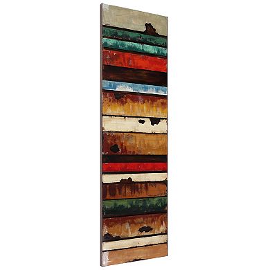 Rustic Flow 1 Mixed Media Iron Dimensional Wall Art