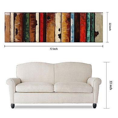 Rustic Flow 1 Mixed Media Iron Dimensional Wall Art