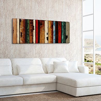 Rustic Flow 1 Mixed Media Iron Dimensional Wall Art