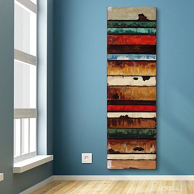 Rustic Flow 1 Mixed Media Iron Dimensional Wall Art