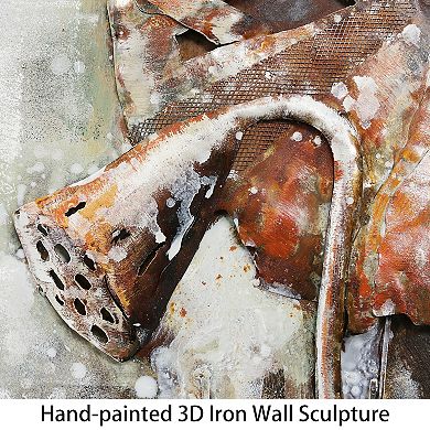 Water Lilly Pads 2 Mixed Media Iron Dimensional Wall Art