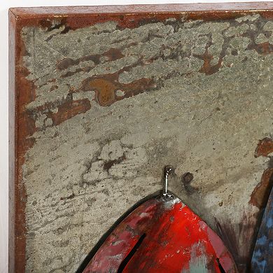 The Regatta 2 Mixed Media Iron Dimensional Wall Art