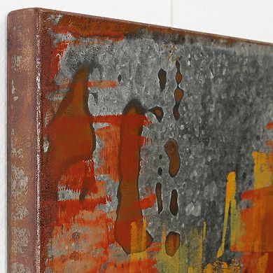 Garden Rose 1 Mixed Media Iron Dimensional Wall Art
