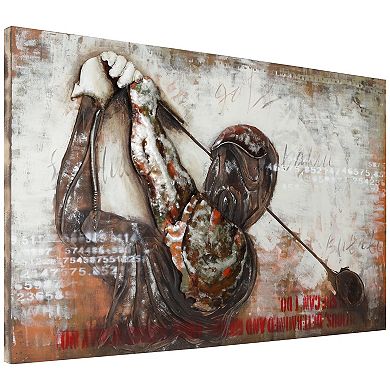 Golf Mixed Media Iron Dimensional Wall Art
