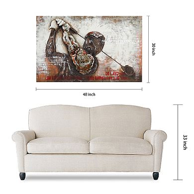 Golf Mixed Media Iron Dimensional Wall Art