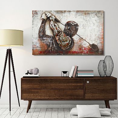 Golf Mixed Media Iron Dimensional Wall Art
