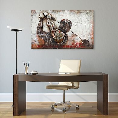 Golf Mixed Media Iron Dimensional Wall Art