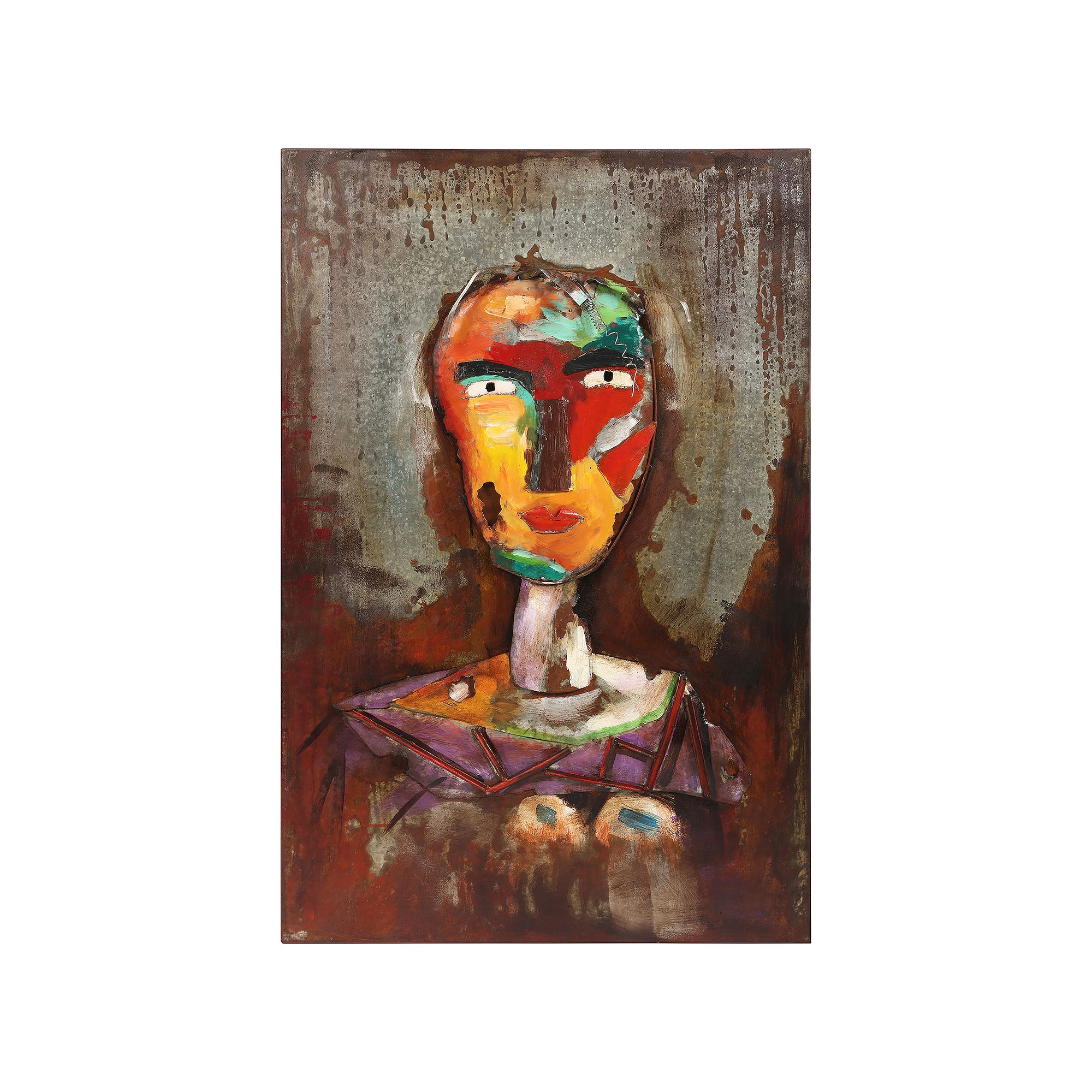 Home 2 Mixed Media Iron Dimensional Wall Art, Multi