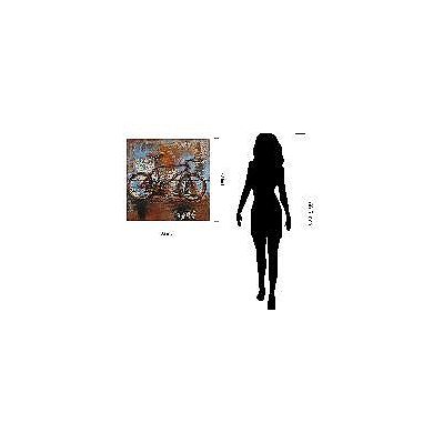 Empire Art Direct Biking Metal Wall Art