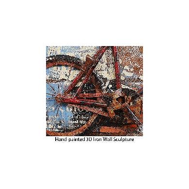 Empire Art Direct Biking Metal Wall Art