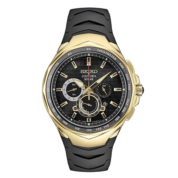 Seiko Men s Coutura SGP Solar Chronograph Watch SSC810