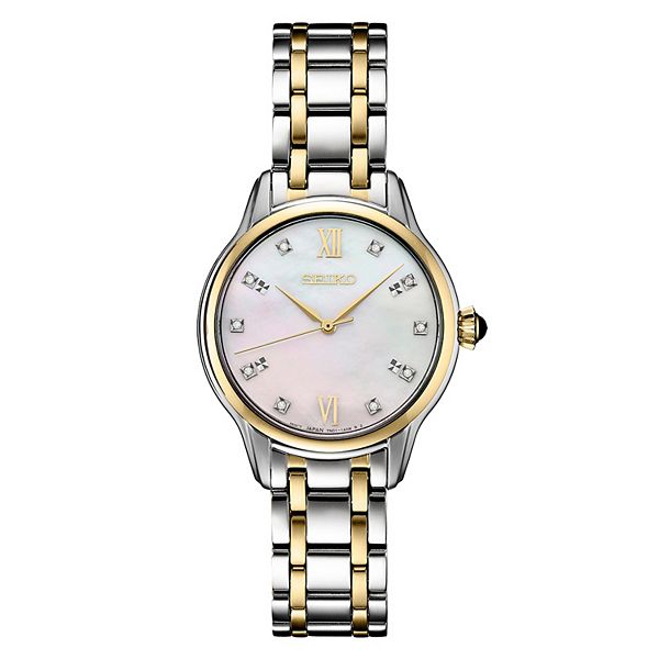 Seiko two outlet tone watch women's