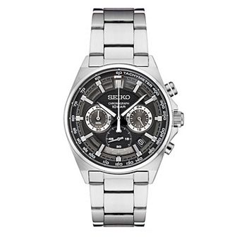 Seiko Men's Essential Stainless Steel Chronograph Watch - SSB397
