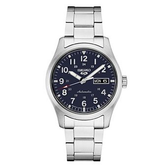 Seiko Men's 5 Sports Stainless Steel Blue Dial Watch - SRPG29