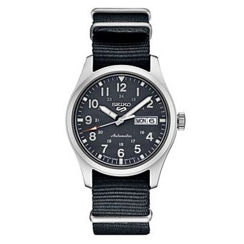 Seiko Men's 5 Sports Stainless Steel Gray Dial Watch - SRPG31