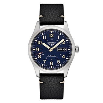 Seiko Men's 5 Sports Stainless Steel Blue Dial Watch - SRPG39