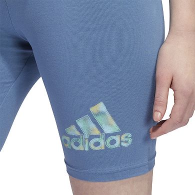 Women's adidas Badge Of Sport 2-Tone 3-Stripes Bike Shorts