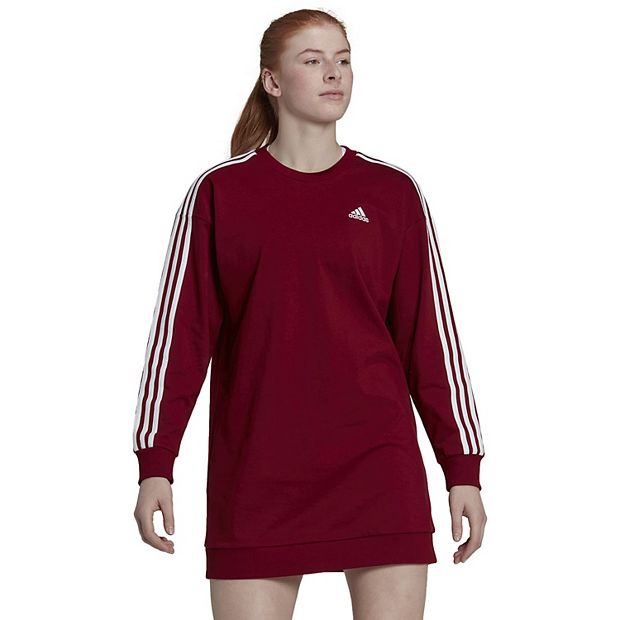 Adidas originals 3 store stripes crew dress