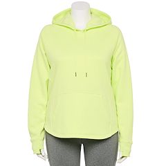 Women's Clothing - Big Logo Hoodie (Plus Size) - Yellow