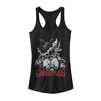 Juniors' Gargoyles Group Shot Stamp Racerback Graphic Tank Top