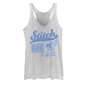 Disney's Lilo & Stitch 626 Stitch Day Collegiate Juniors' Racerback Graphic Tank Top