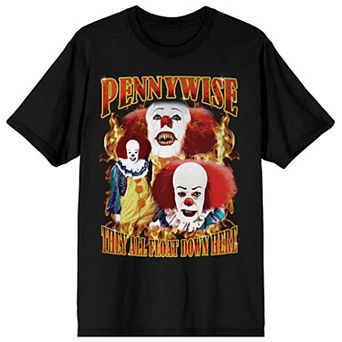Men's 1990s IT Pennywise Flames Tee