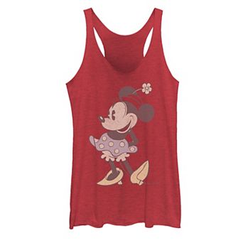 Disney's Mickey And Friends Minnie Mouse Portrait Fade Vintage Racerback Tank Top